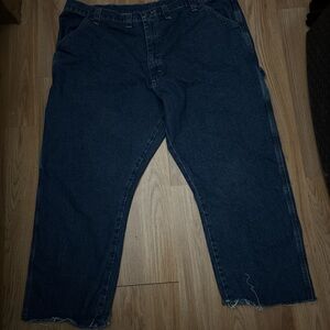 Dark Blue Denim Jeans